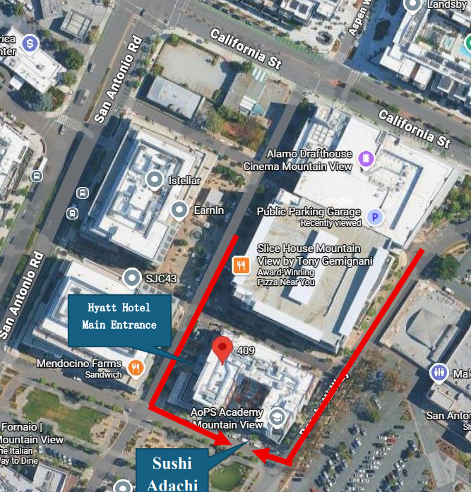 Parking map sushiadachi